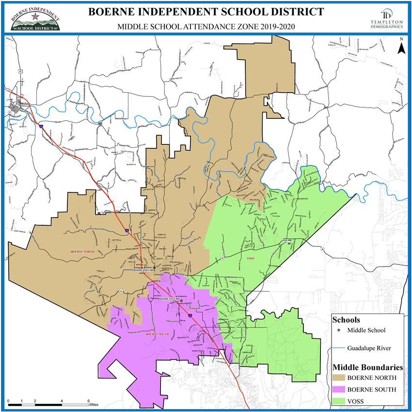 Middle School Attendance Zone 2019-2020